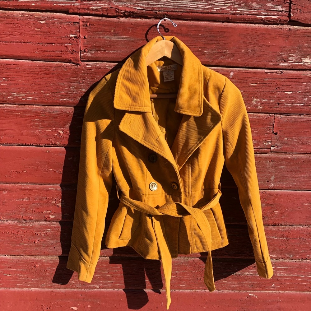 Paris Blues Mustard Coat🍁
